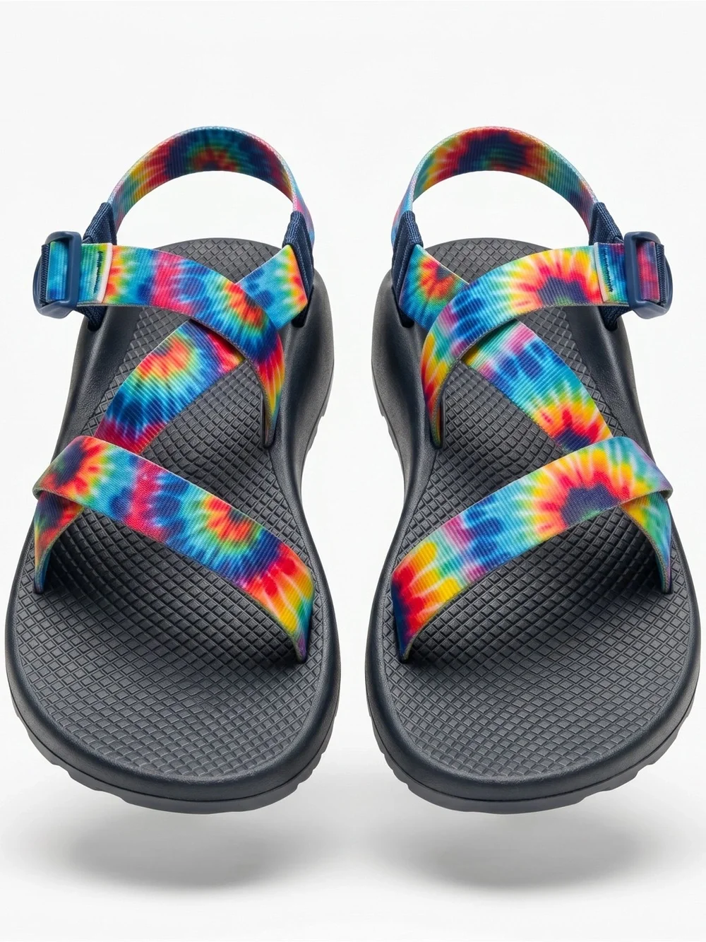 Chaco Tie-Dye Multi-Color Strap Sandals